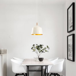 Opviq Lámpara de araña Sağlam - 3725 Blanco, Dorado y Cobre